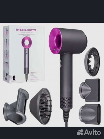 Фен профессиональный 5в1 1600w новый