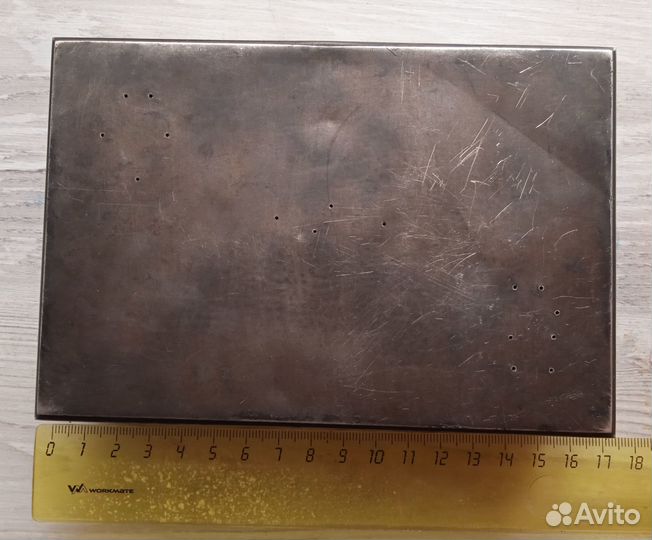 Шкатулка Серебро 875 проба Клеймо голова