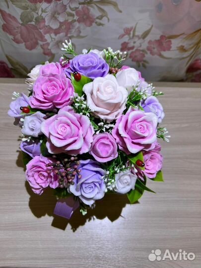 Букеты из мыла ручной работы