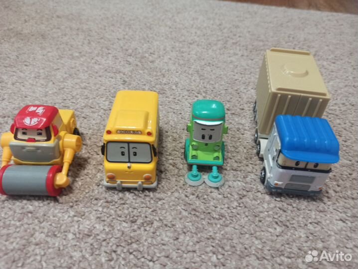 Машинка Поли Робокар, оригинал, металлические