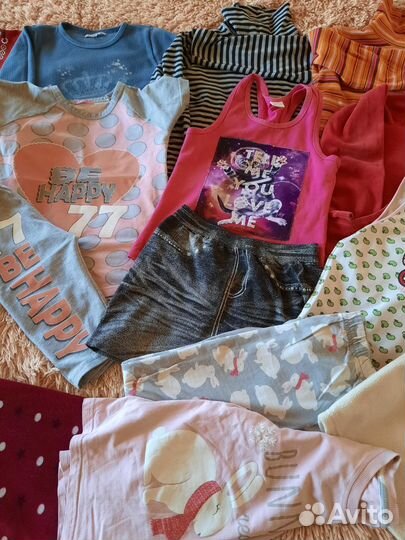Вещи пакетом для девочки 122-128