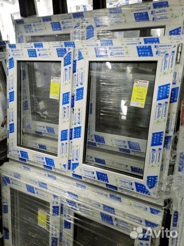 Окна пластиковые 1100х800 мм