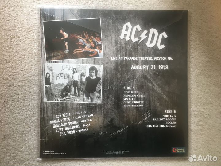 Виниловые пластинки AC/DC, Deep Purple