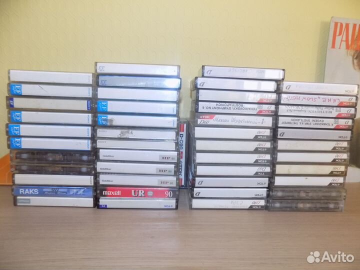 Аудиокассеты TDK sony из 90х по 23 штук под запись