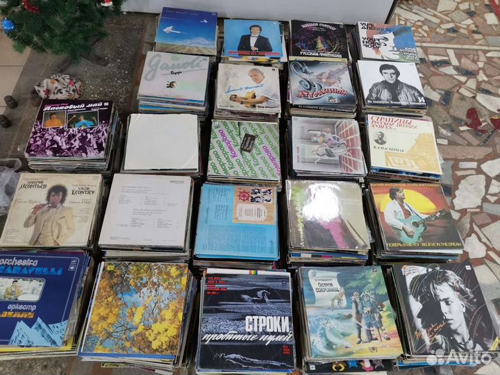 Виниловые пластинки Более 2000 штук