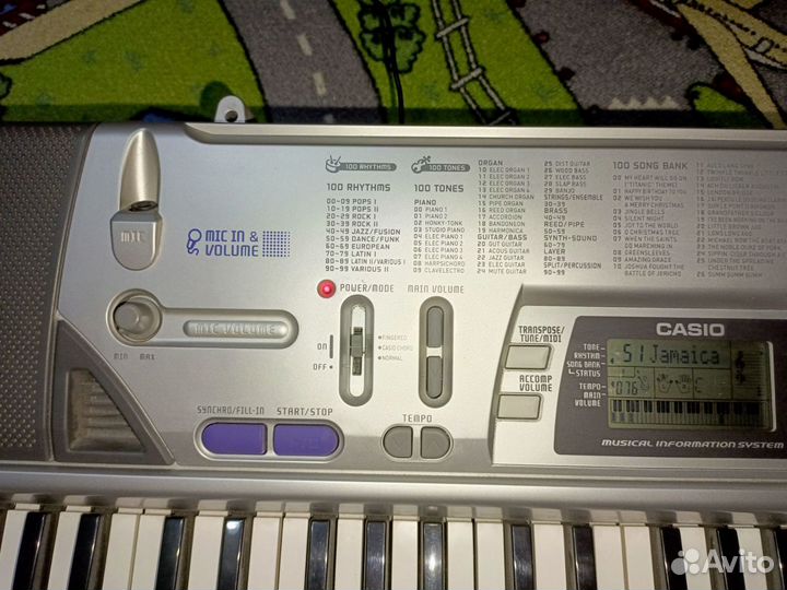 Синтезатор Casio CTK-496