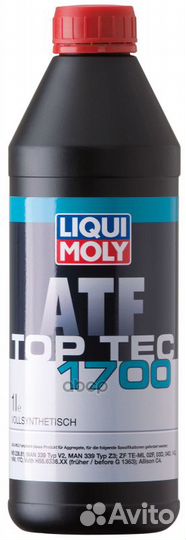 LiquiMoly Top Tec ATF 1700 (1L) жидкость гидрав