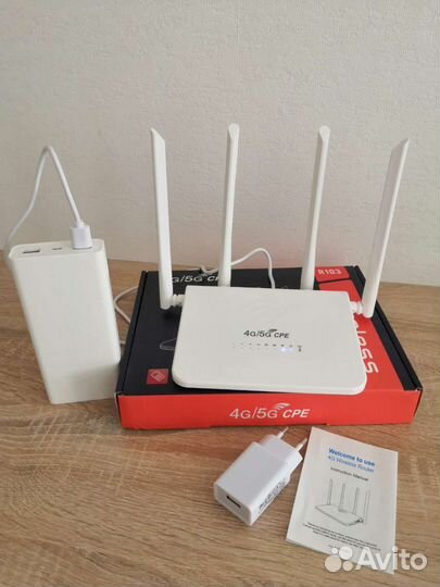 Модем-роутер LTE wifi 4G, слот sim