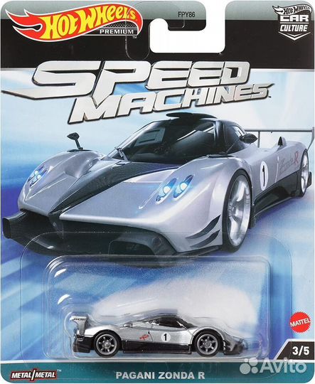 Коллекционная машинка Hot Wheels Pagani Zonda R