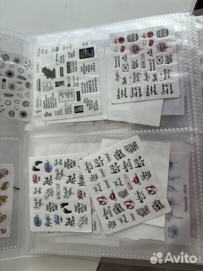 Наклейки, слайдеры для ногтей