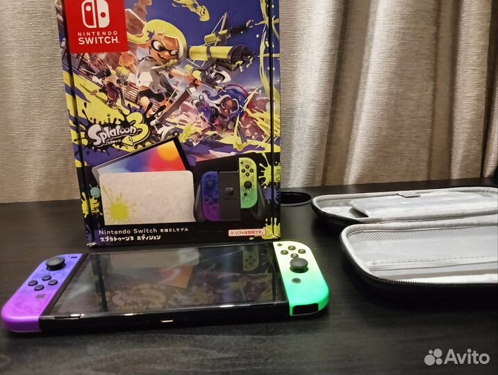 Nintendo switch oled splatoon 3 edition