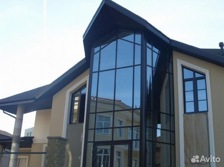 Алюминиевые окна под ключ