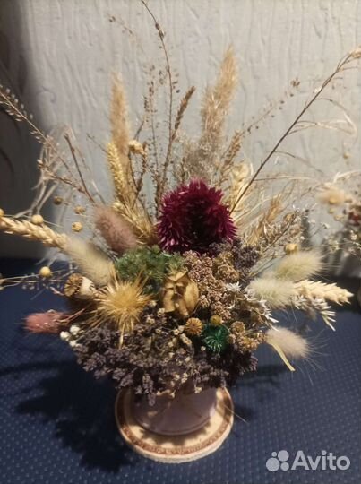Сухоцветы в композиции