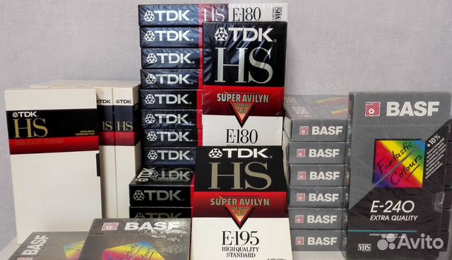 Видеокассета VHS TDK E-180 Basf E-240 Япония