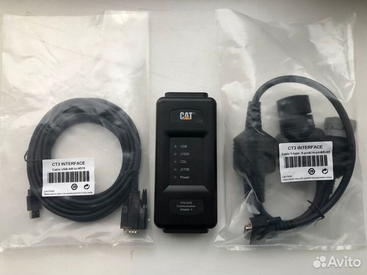 Сканер для техники CAT Caterpillar Adapter 3