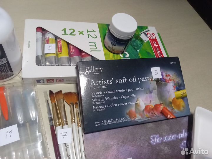 Материалы для творчества, рисования, крафта, лепки