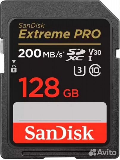 SanDisk extreme pro 128 GB 200 MB/S