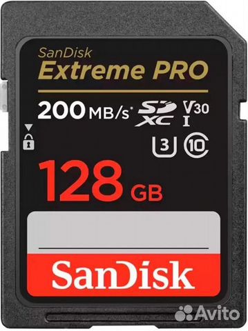 SanDisk extreme pro 128 GB 200 MB/S