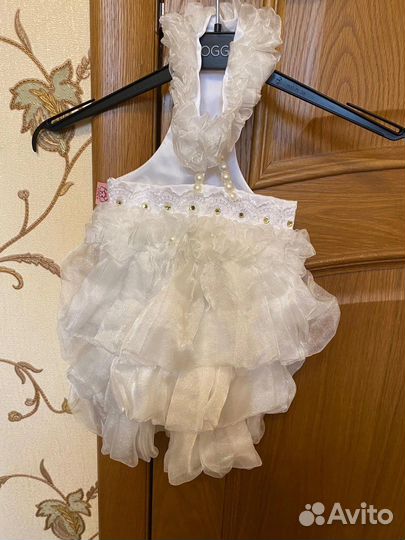 Платье для собачки, от холки 29 см, обхват 40