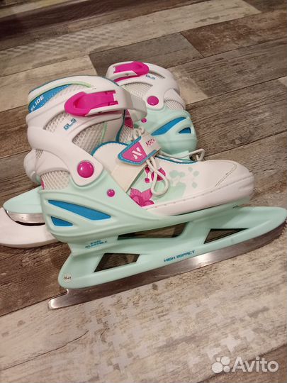 Коньки раздвижные 36-41 для девушки