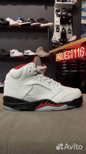 Кроссовки Jordan 5 Retro Fire Red