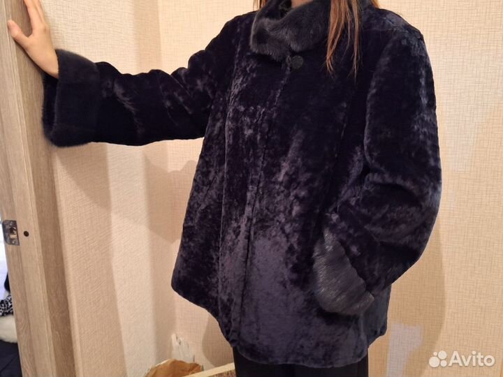Шуба мутоновая р 52 54