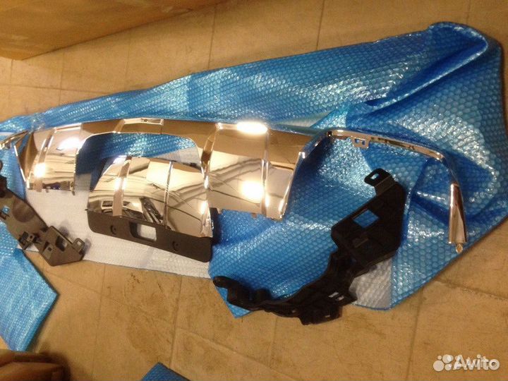 Диффузор с насадками 63 AMG Mercedes GL X166