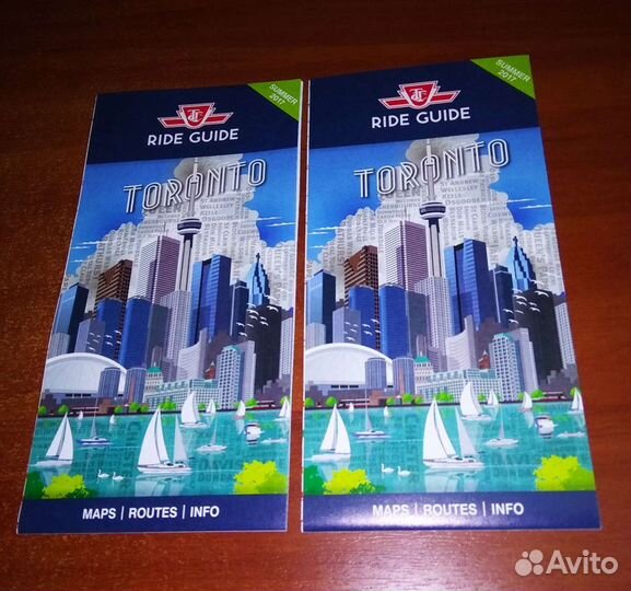 Канада - карты Торонто на английском языке