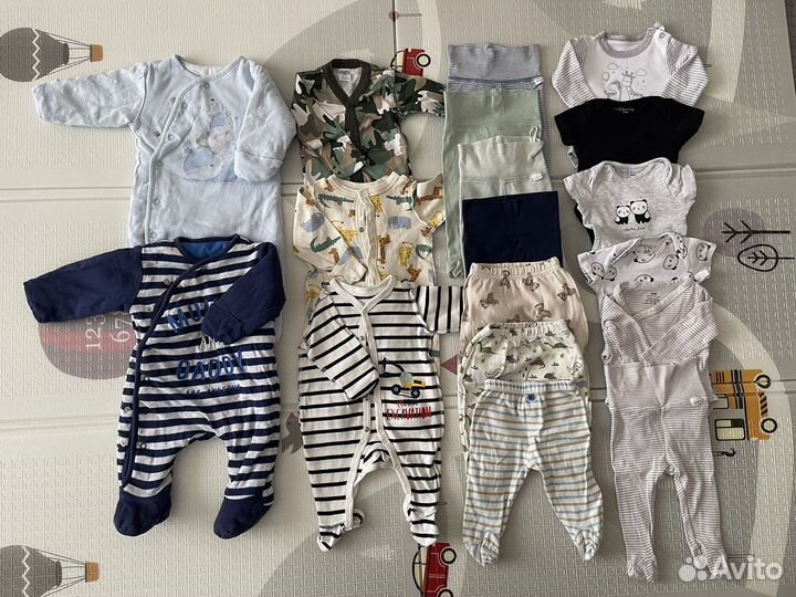 Вещи пакетом для новорожденного (56-62)