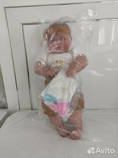 Кукла реборн силиконовая 60 см