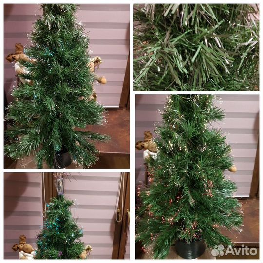 Елка искусственная светодиодная оптоволоконная