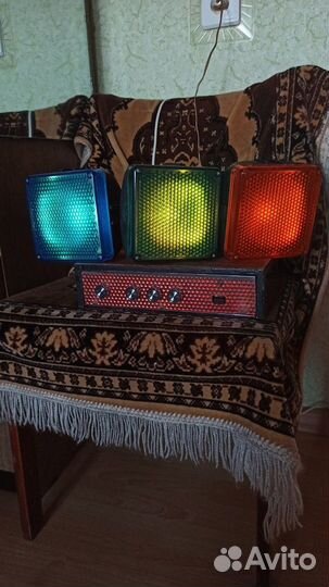 Цветомузыка с фонарями