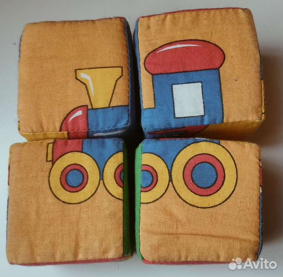 Мягкий кубик развивающий