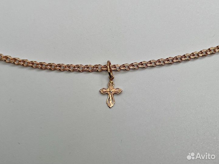 Золотой крест 585 пробы