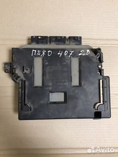 9658345280 эбу двигателя Peugeot 407 2.0HDI
