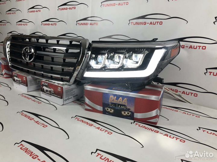 Фары Toyota land cruiser 200 стиль lc300 S1987