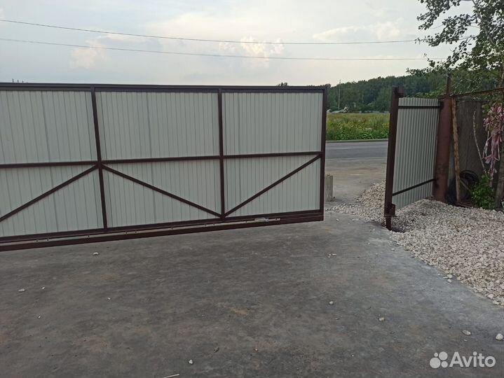 Откатные ворота под ключ