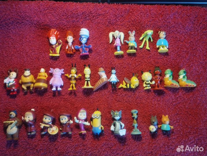 Игрушки из киндеров, свитбокс, чупа чупс пакетом