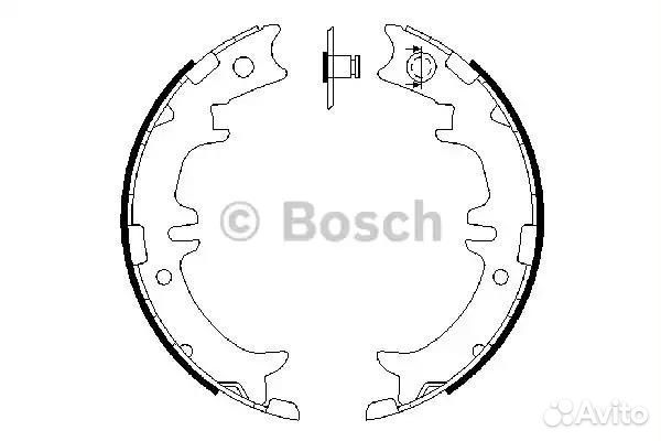 0986487615 Барабанные колодки