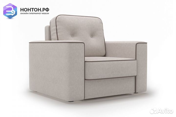 Кресло еврокнижка Берген бежевое