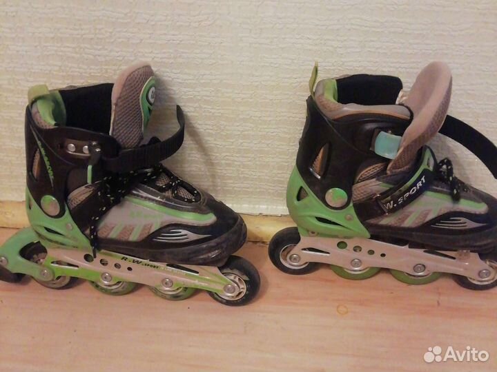 Роликовые коньки детские раздвижные
