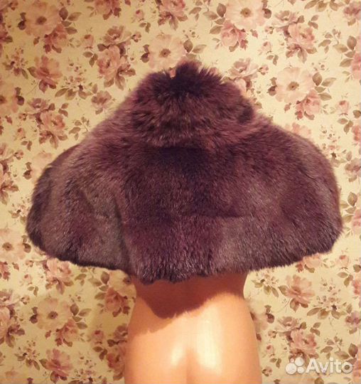 Меховой воротник песец