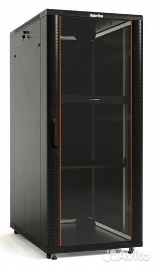 Hyperline TTB-2768-AS-RAL9004 Шкаф напольный 19-д