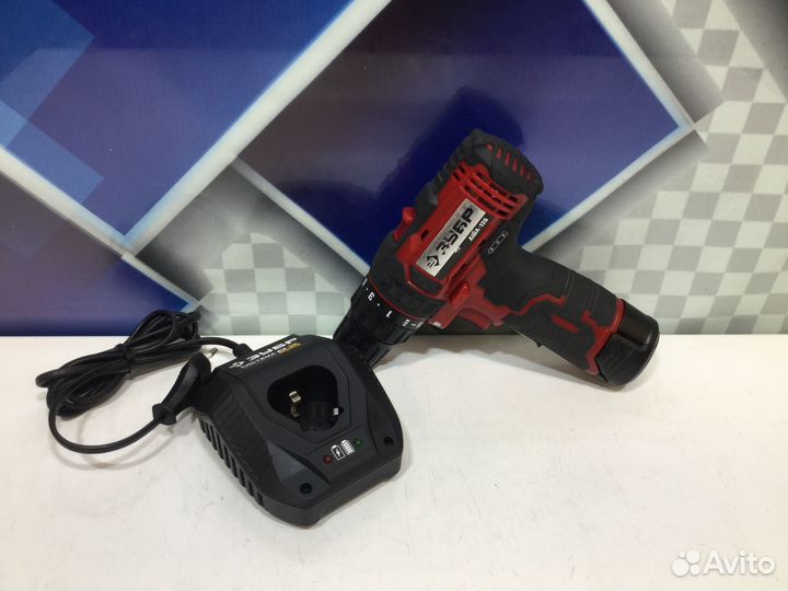 Дрель-шуруповерт зубр дшл-125-21 №1