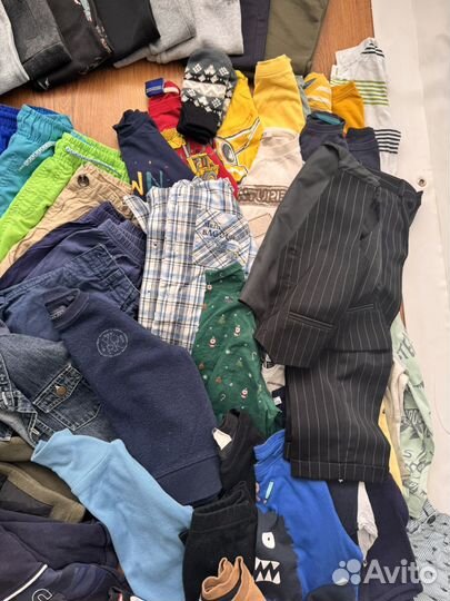 Большой пакет вещей на мальчика 110 116