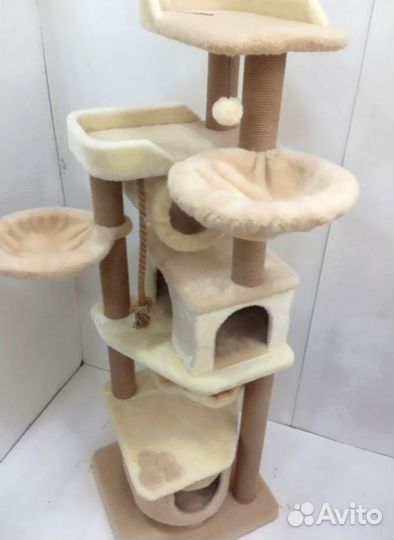 Милый Комплекс многоуровневый с большими домиками высота 190 см (Арт-1058) с доставкой