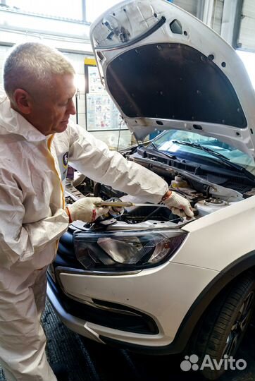 Антикоррозионная обработка днища кроссовера