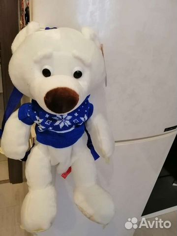 Плюшевый медведь рюкзачек