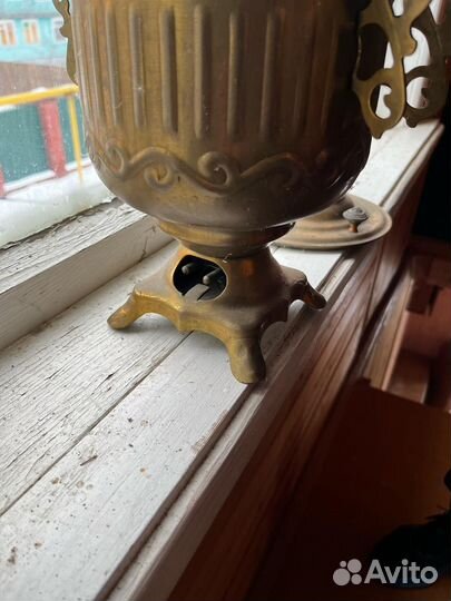 Самовар электрический латунь