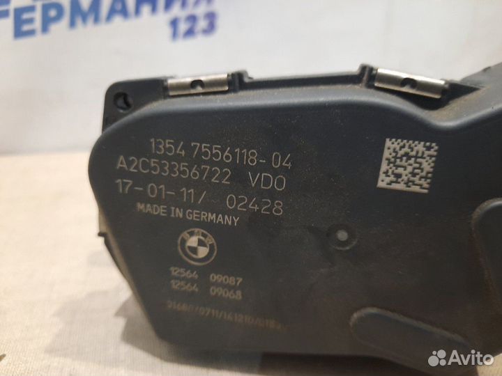 Дроссельная заслонка Bmw 523I F10 N52B25AF 2011